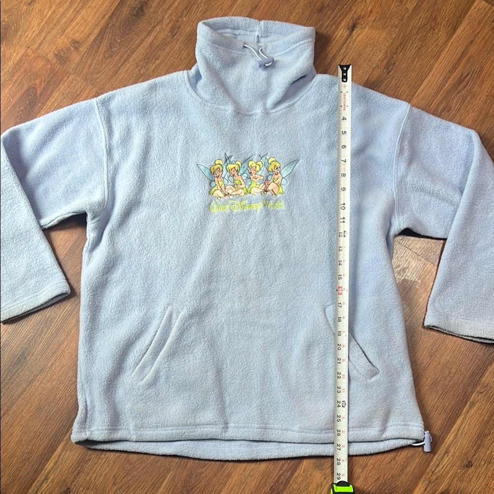 Disney Tinker Bell Fleece Pullover - Light Blue - Size Large - Picture 5 of 10